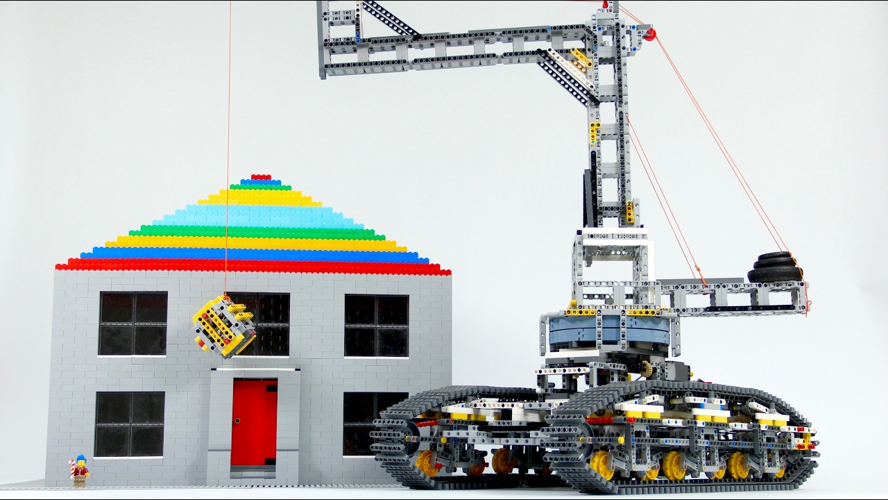 Destroying a LEGO House!