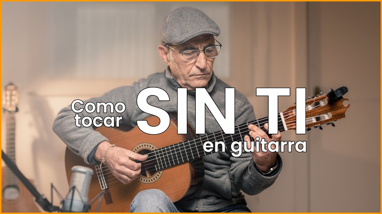 Como tocar SIN TI en Guitarra 🎸 | ACORDES Y TABS 👍 Perfecto😀