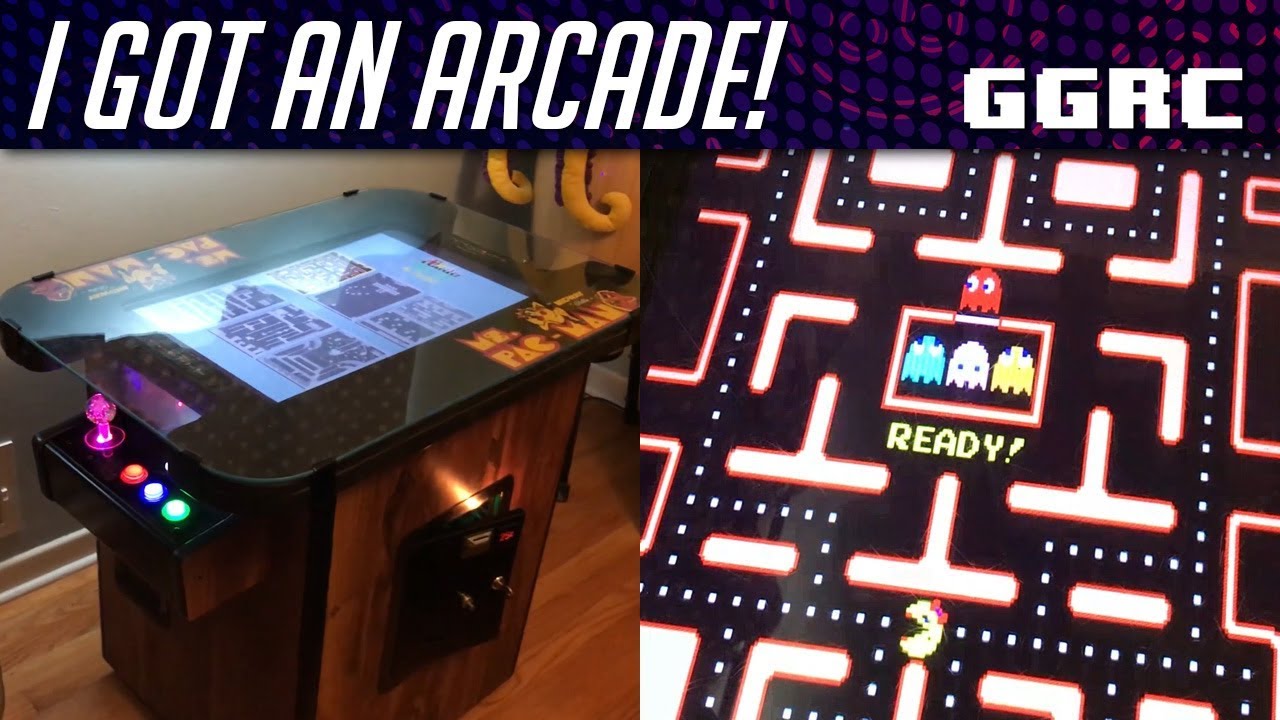 I got a Ms. Pac-Man Arcade Cocktail Table!