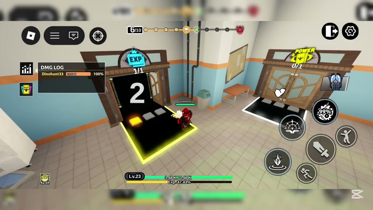 Roblox dungeon hunters gameplay 