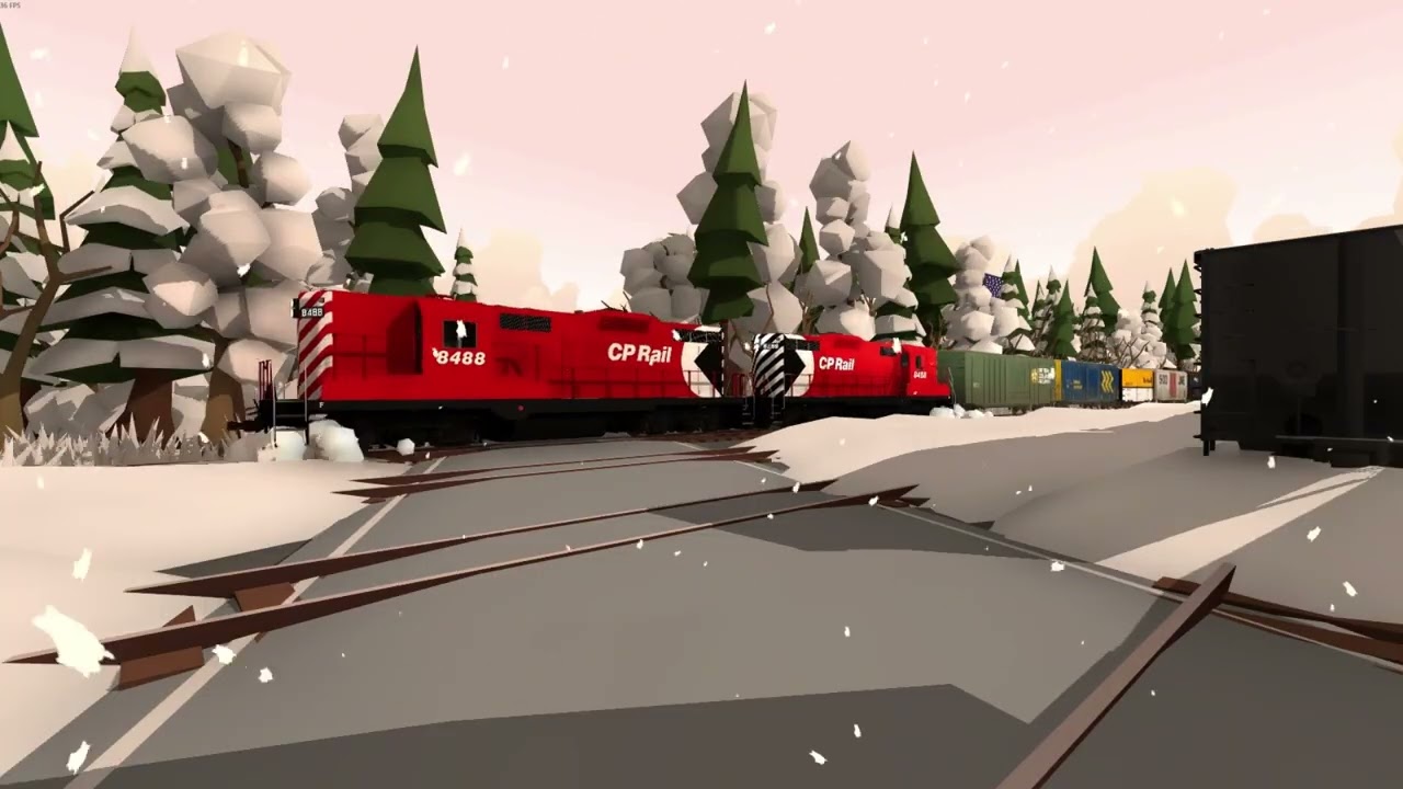 Rolling line winter trains compilation
