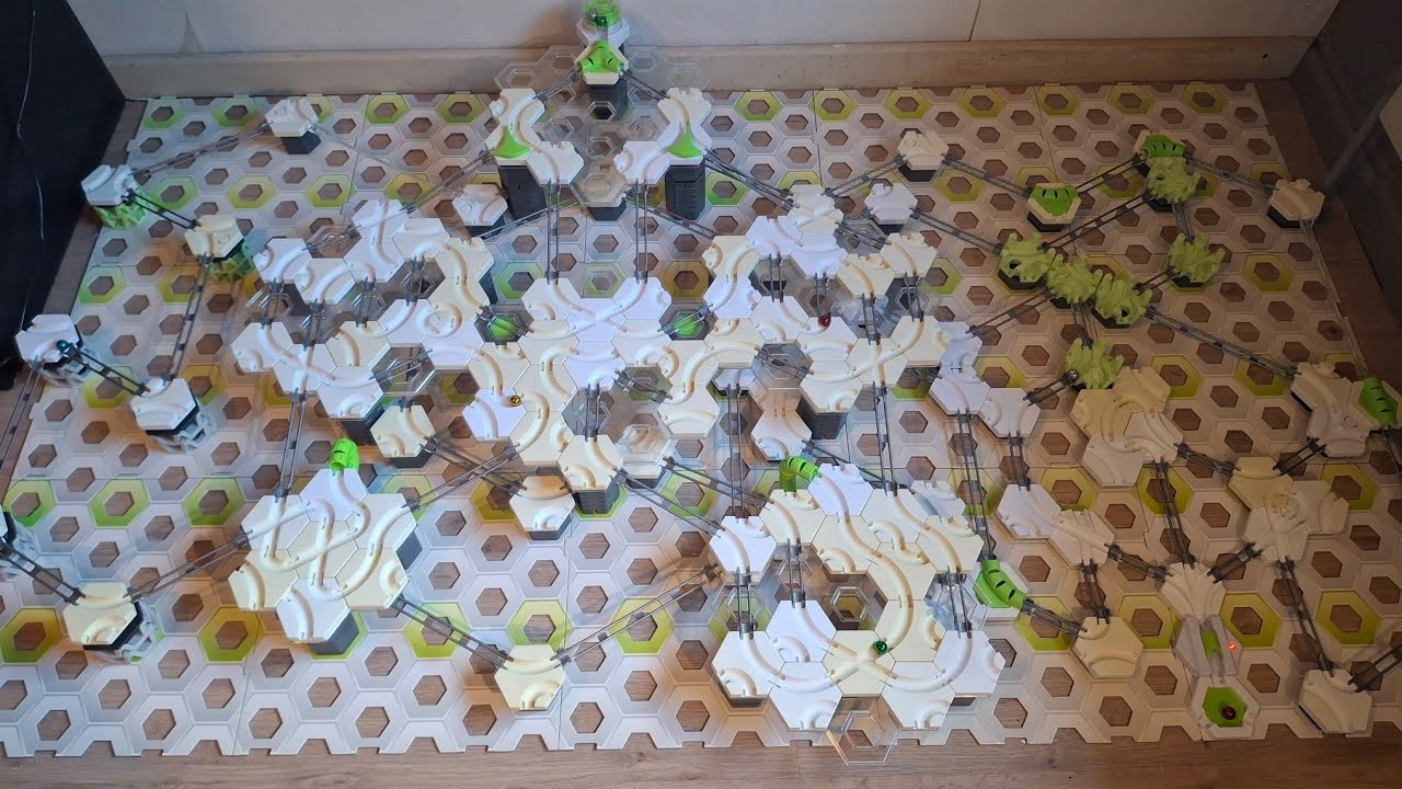 We Hit 15 Subscribers, So I Built a Gravitrax Track With 15 Base Plates!