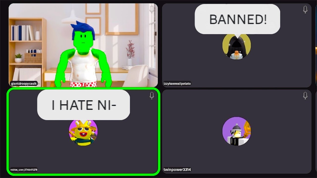 Быть угрозой в Roblox Online Class VC | AggressiveScot