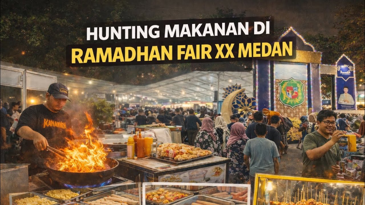 Walking Tour Ramadhan Fair XX Medan | Surga Kuliner Ramadhan!