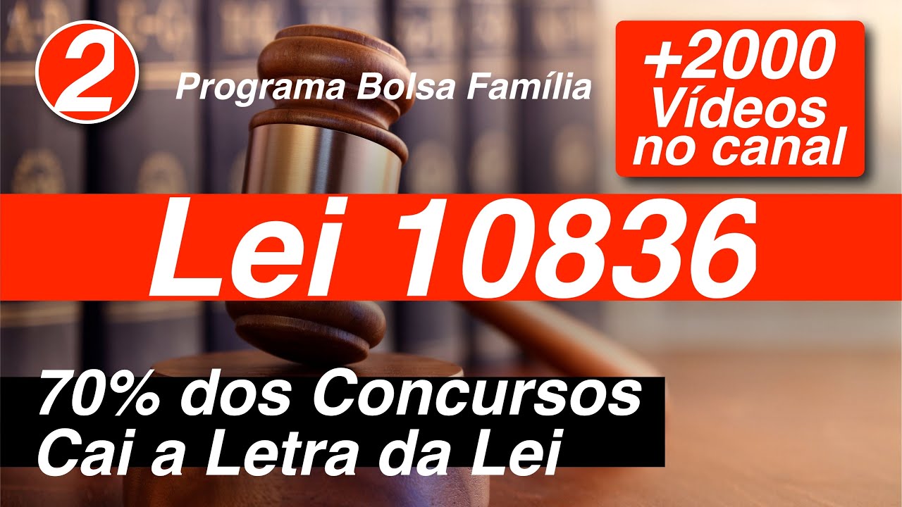 Lei 10836   Art 2a a 8 Programa Bolsa Familia