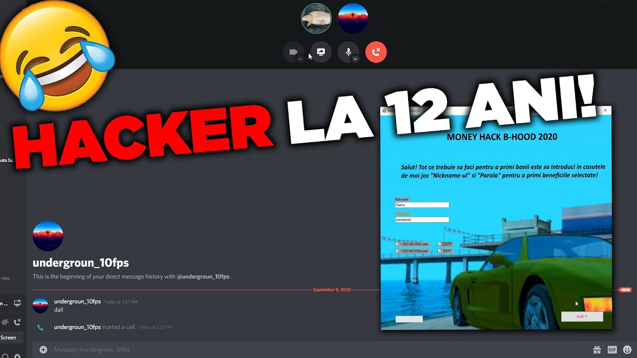 AM PRINS COPILU' CU HACK DE BANI!