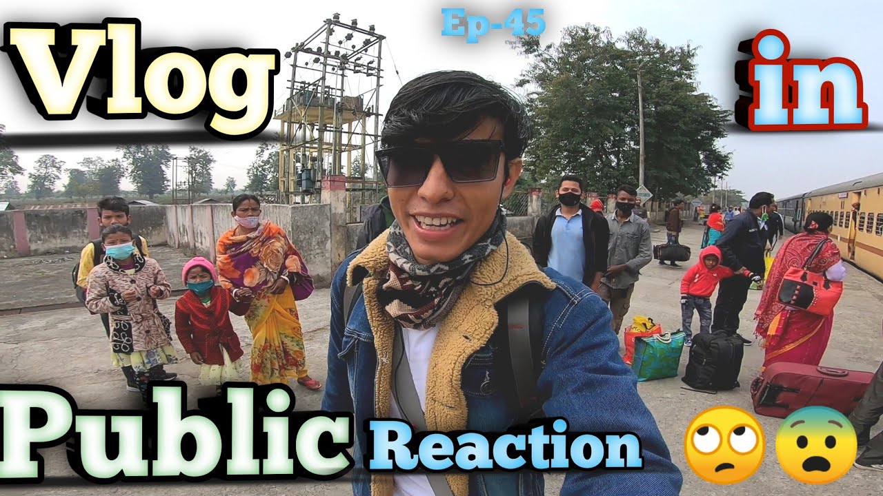 Vlog In Public || Train Mei Vlog || Public Reaction
