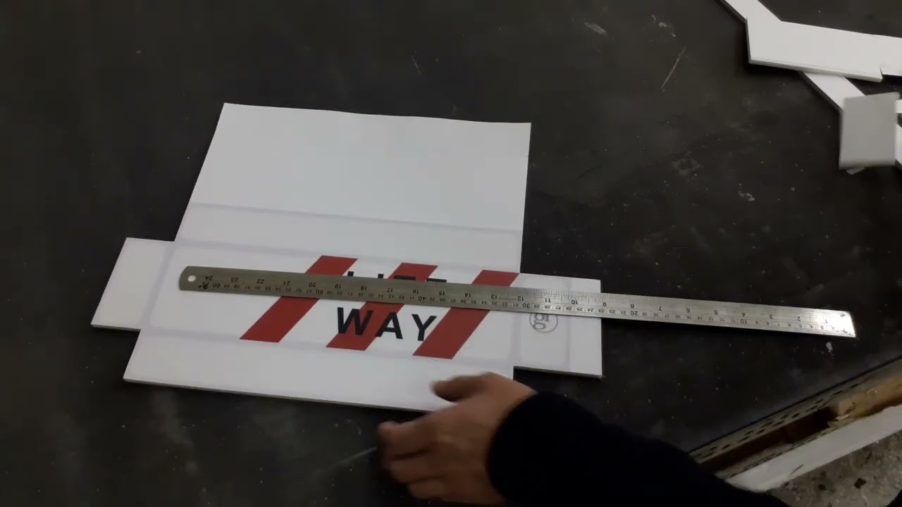 珍珠板做一個盒子. PVC輸出貼合成版.手作DIY