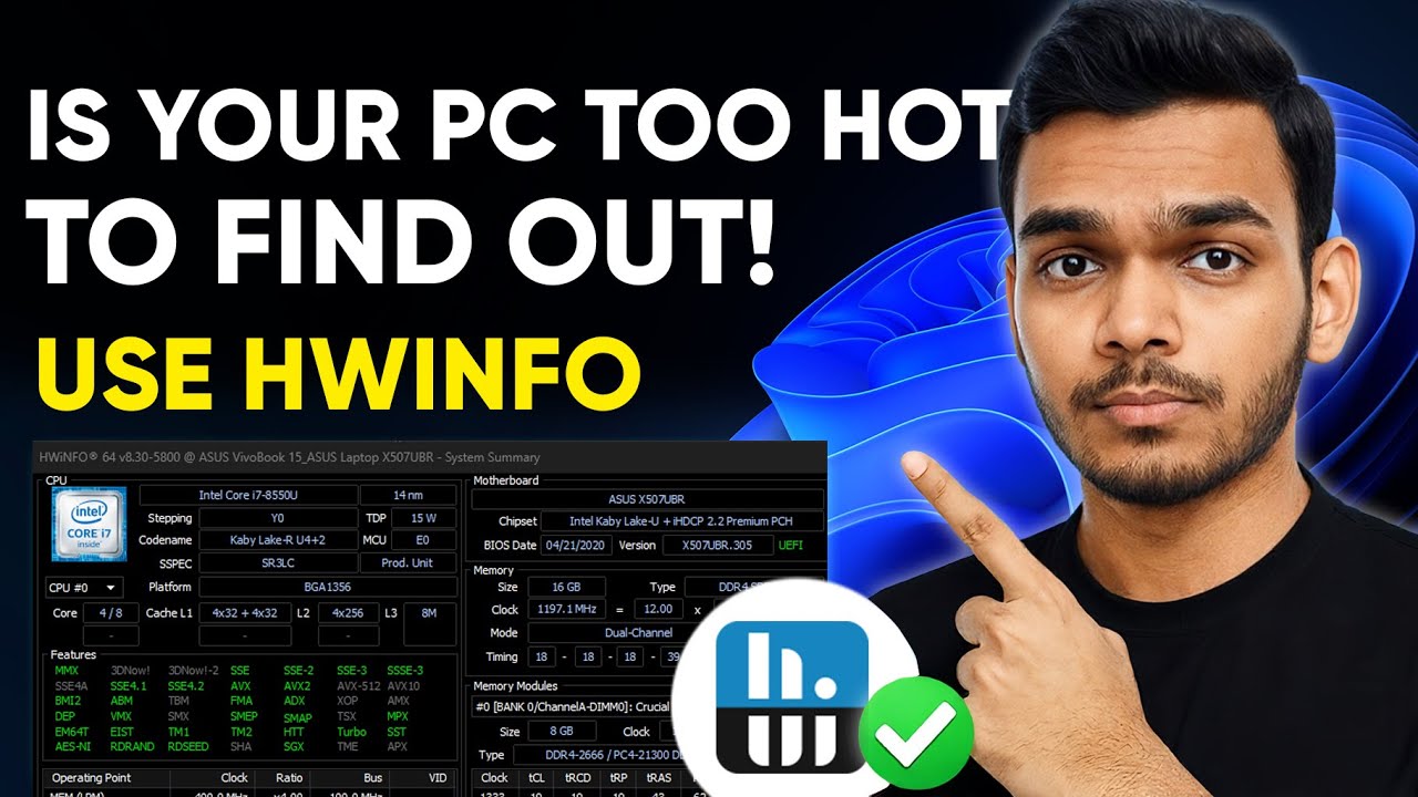 HWiNFO Explained! Monitor Your PC Temperature, CPU & GPU Performance Like a Pro 🔥 | 2025 Guide