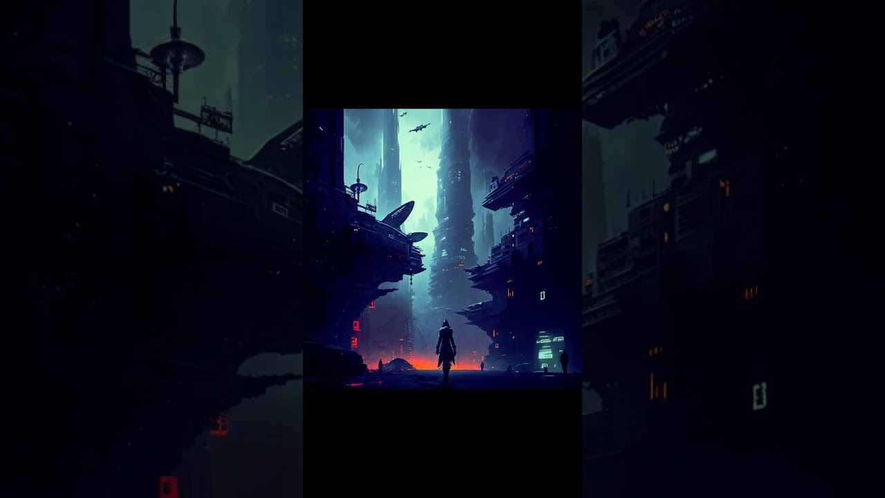 Ai Art | Asking Ai to imagine Alien Worlds! #shorts