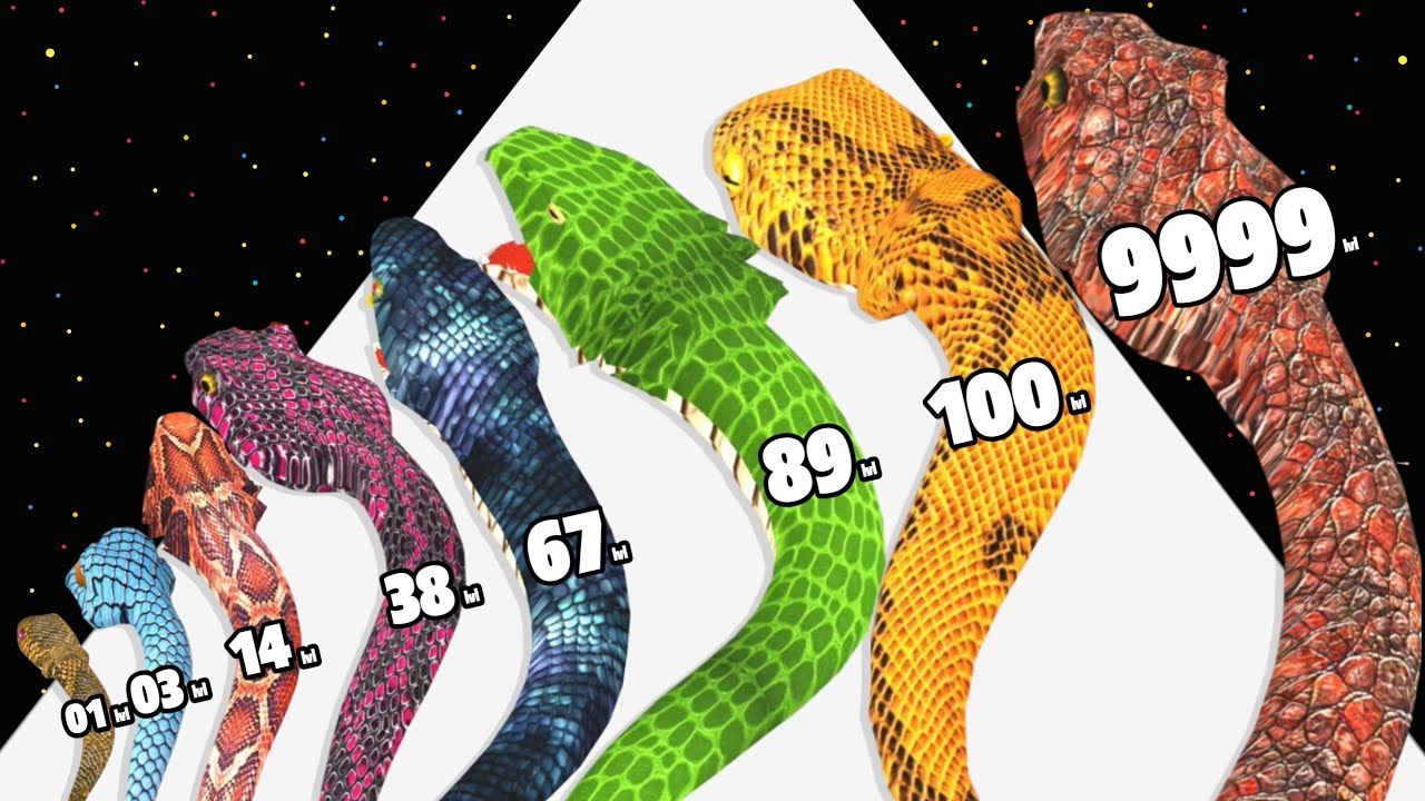 Snake Run Evolution 3D - Level Up Snake Max Level Gameplay (New Update) Pro Game Mobile