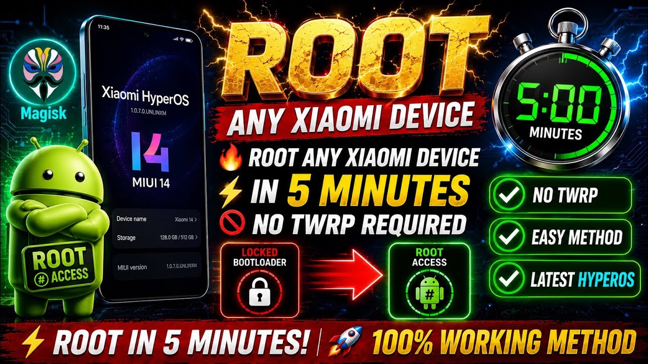 Root Any Android Without PC in 2026 🔥 100% Working Method ⚠️