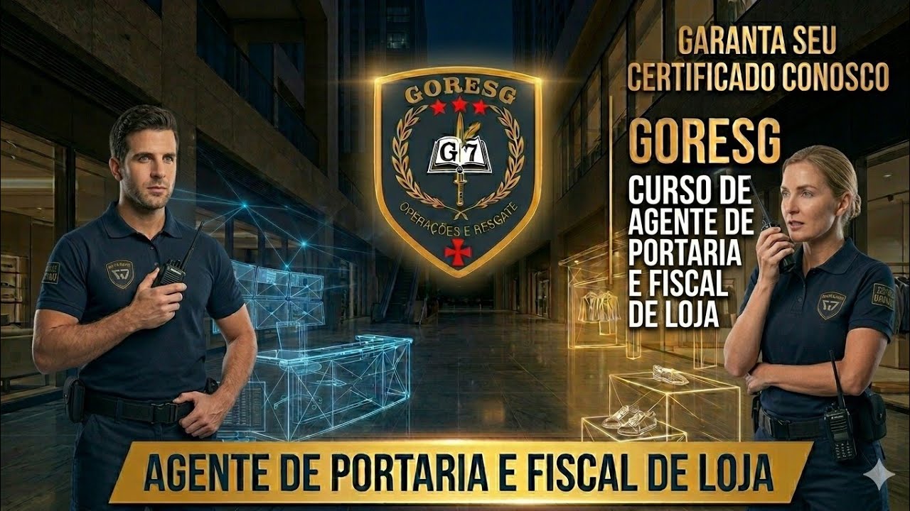 AGENTE DE PORTARIA E FISCAL / DE LOJA  AULA 01  CONTROLE DE ACESSO.