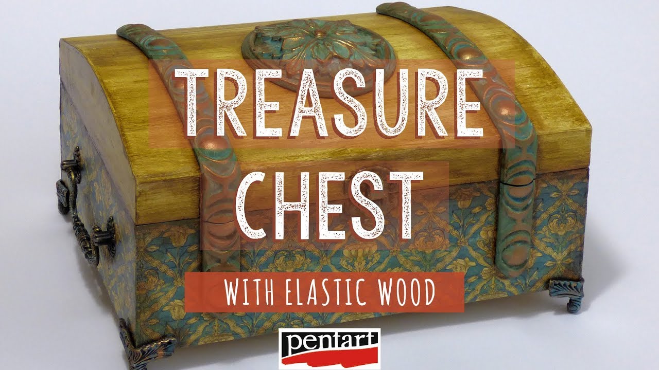 Kincsesláda hajlítható fával // Treasure chest with Elastic wood