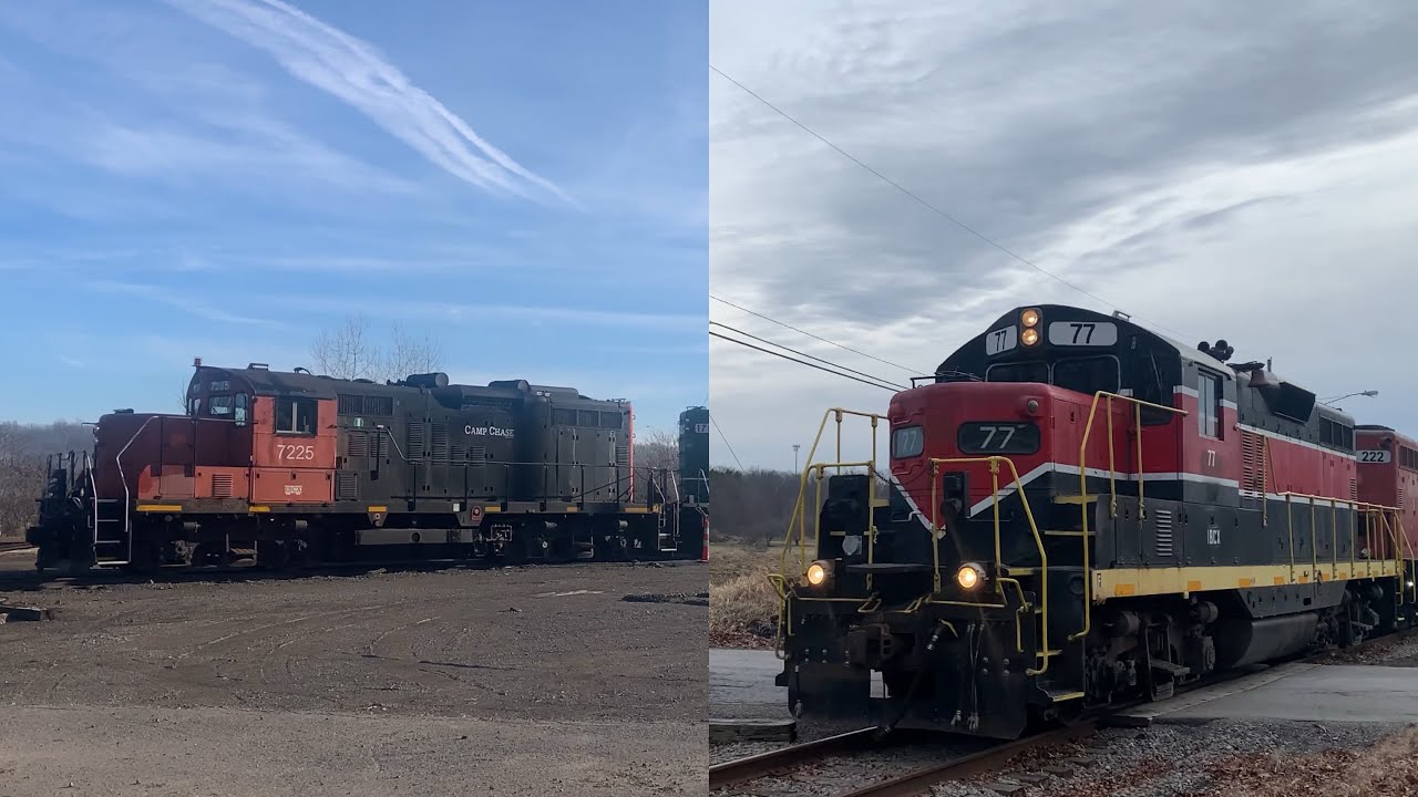 Two Youngstown and Southeastern Trains on 1/16/23