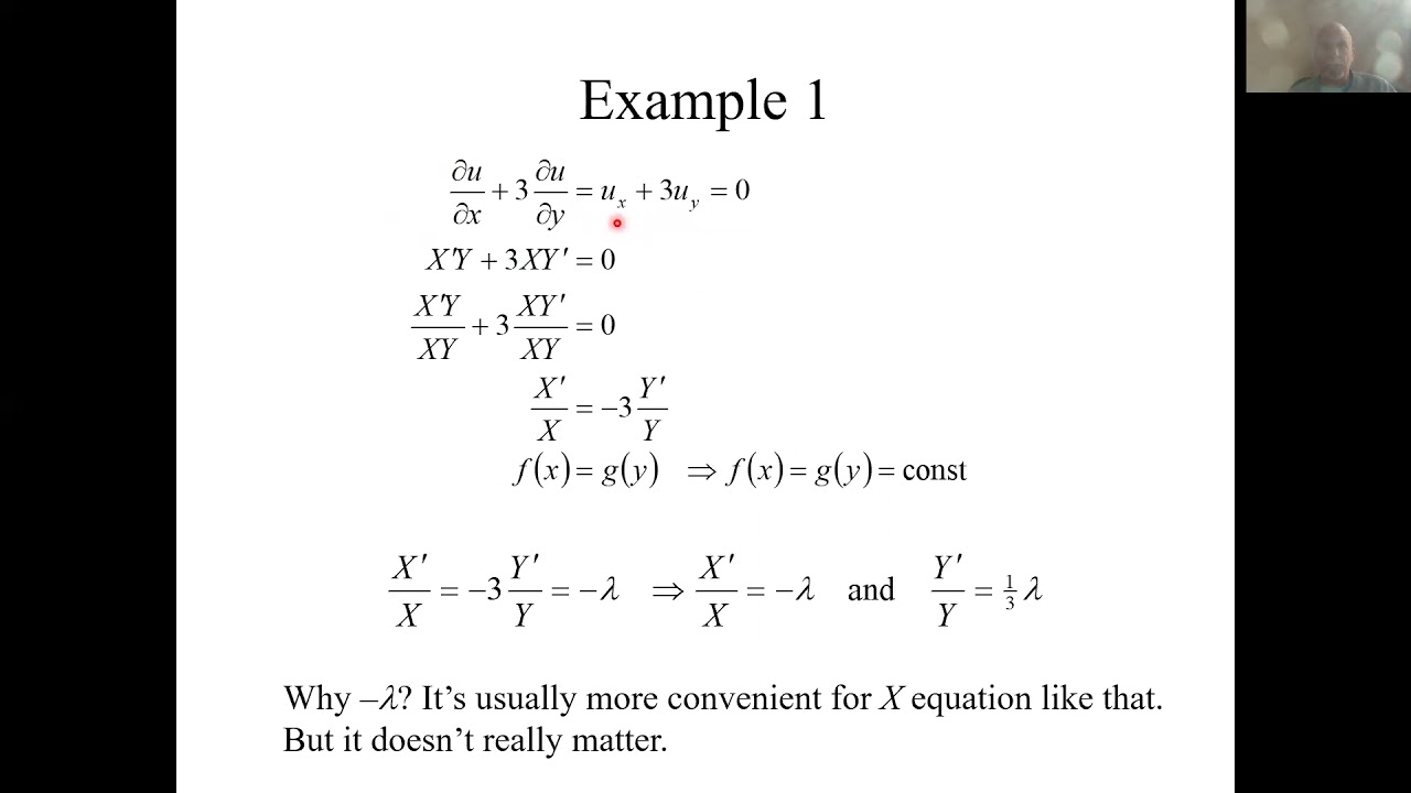 6 1 PDEs, Product Method