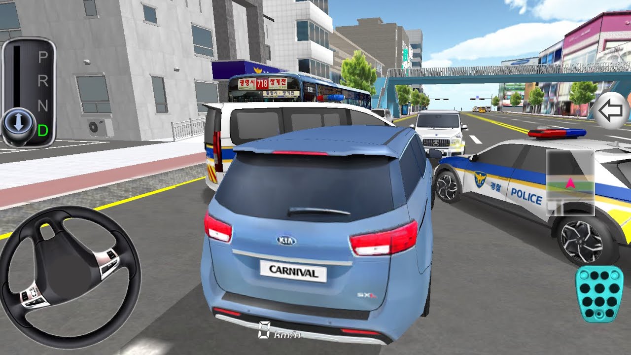 New kia carnival vs two cops car Game multiplayer 3d Driving Class android game | #gameplay #cargame