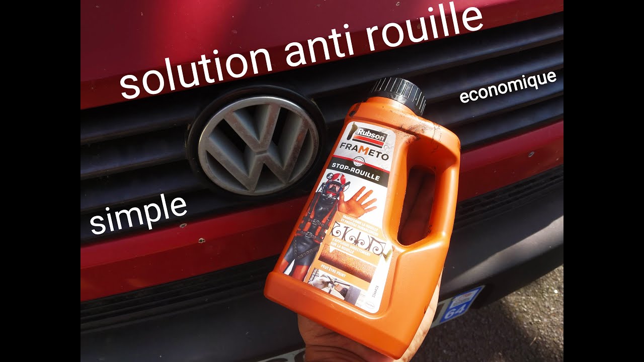 REPARER LA ROUILLE SUR VOTRE VOITURE