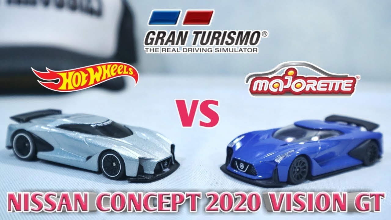 BAGUS MANA: NISSAN CONCEPT 2020 VISION GRAN TURISMO - HOTWHEELS VS MAJORETTE