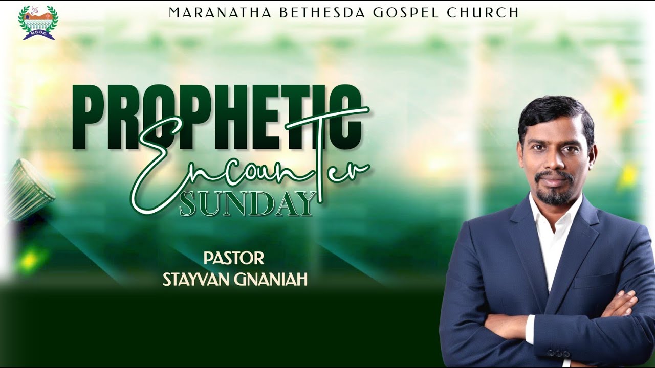 SUNDAY SERVICE 01-02-2025 | PR. STAYVAN GNANIAH | MARANATHA BETHESDA GOSPEL CHURCH 