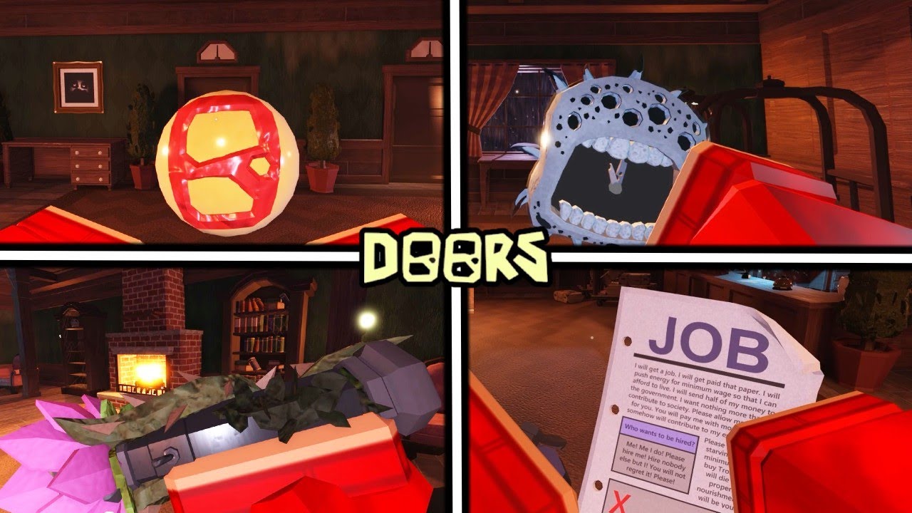 Roblox DOORS - All Unique Item Skins Showcase