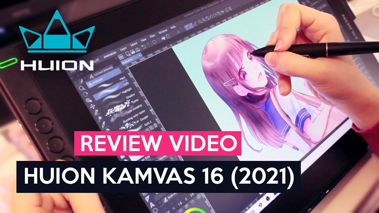 Huion Kamvas 16 (2021)【Unboxing & Review】