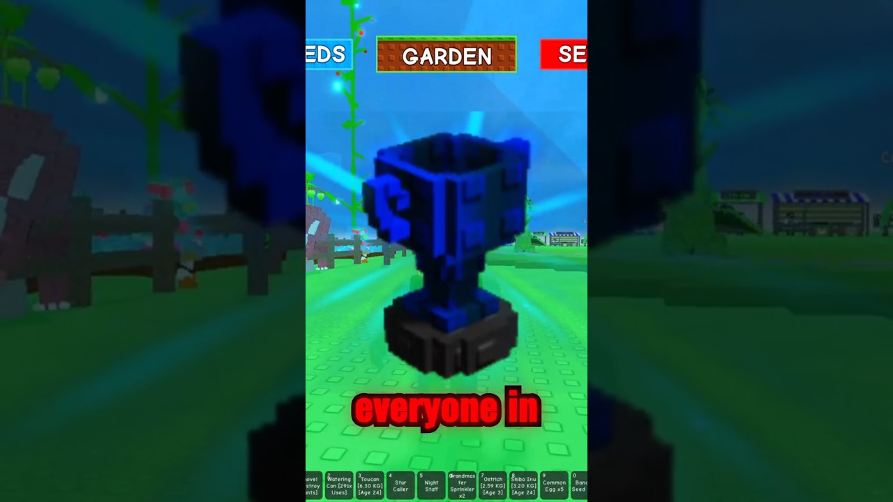🏆БЕСПЛАТНЫЙ ТРОФЕЙ для ВСЕХ в Grow a Garden! (Roblox)