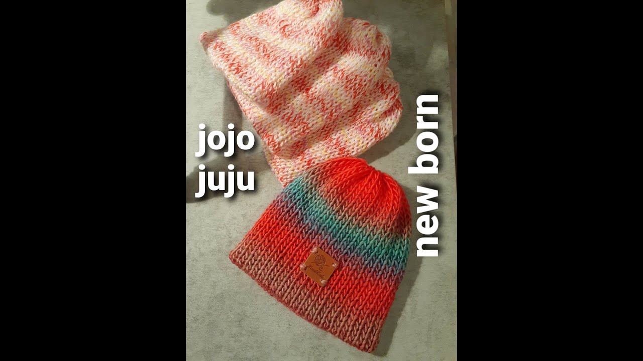 how to make #easy  new born baby hat Sentro 40 knitting machine #beginners