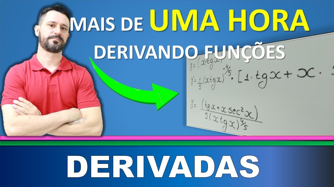 Derivadas - Como calcular a derivada de uma função | Uma Hora de Resoluções 🤩🤩🤩