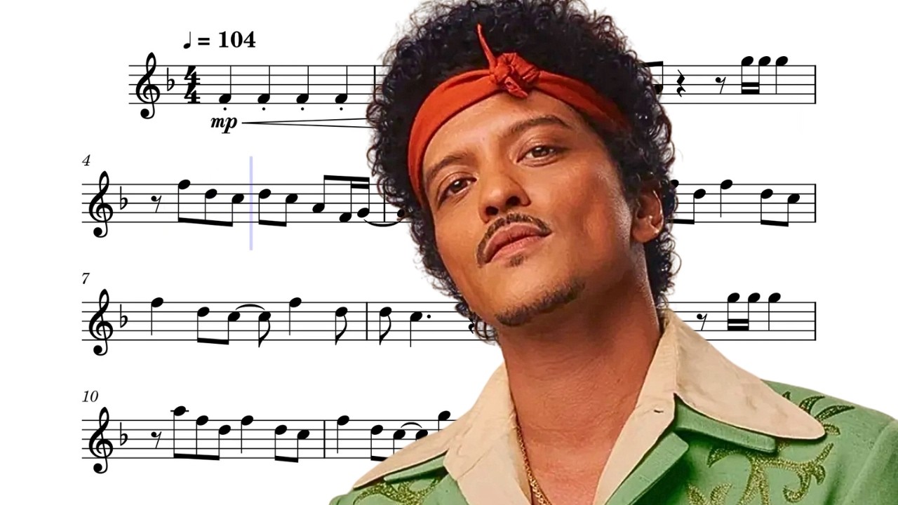 Bruno Mars - I Just Might | EASY ALTO SAX Sheet Music (Baritone Saxophone, Eb Instruments)