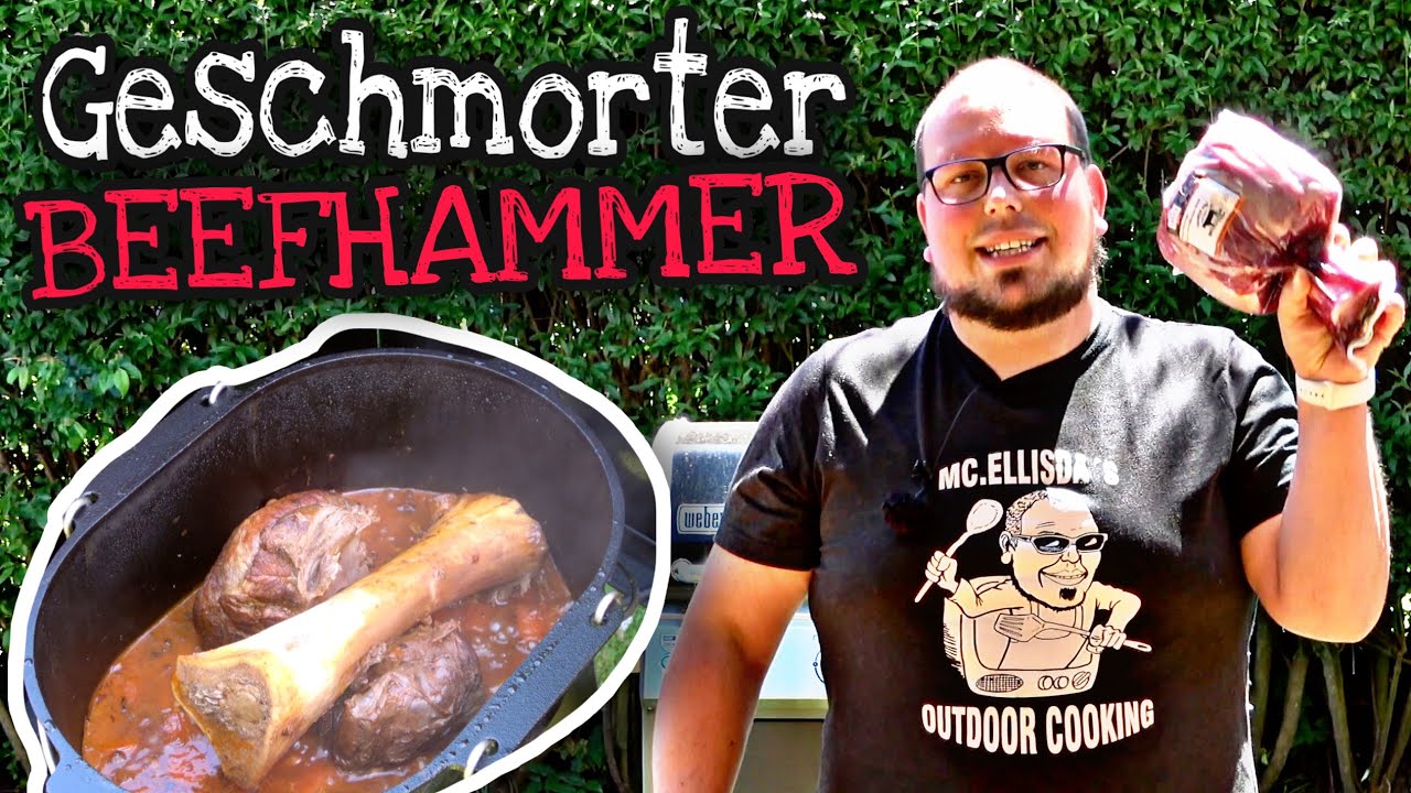 Geschmorter Beef Hammer aus dem Dutch Oven