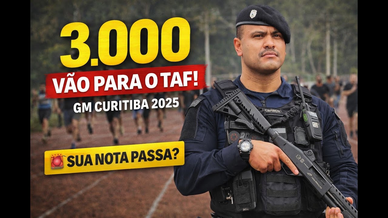 3.000 VÃO PARA O TAF! SUA NOTA PASSA NA GM CURITIBA?