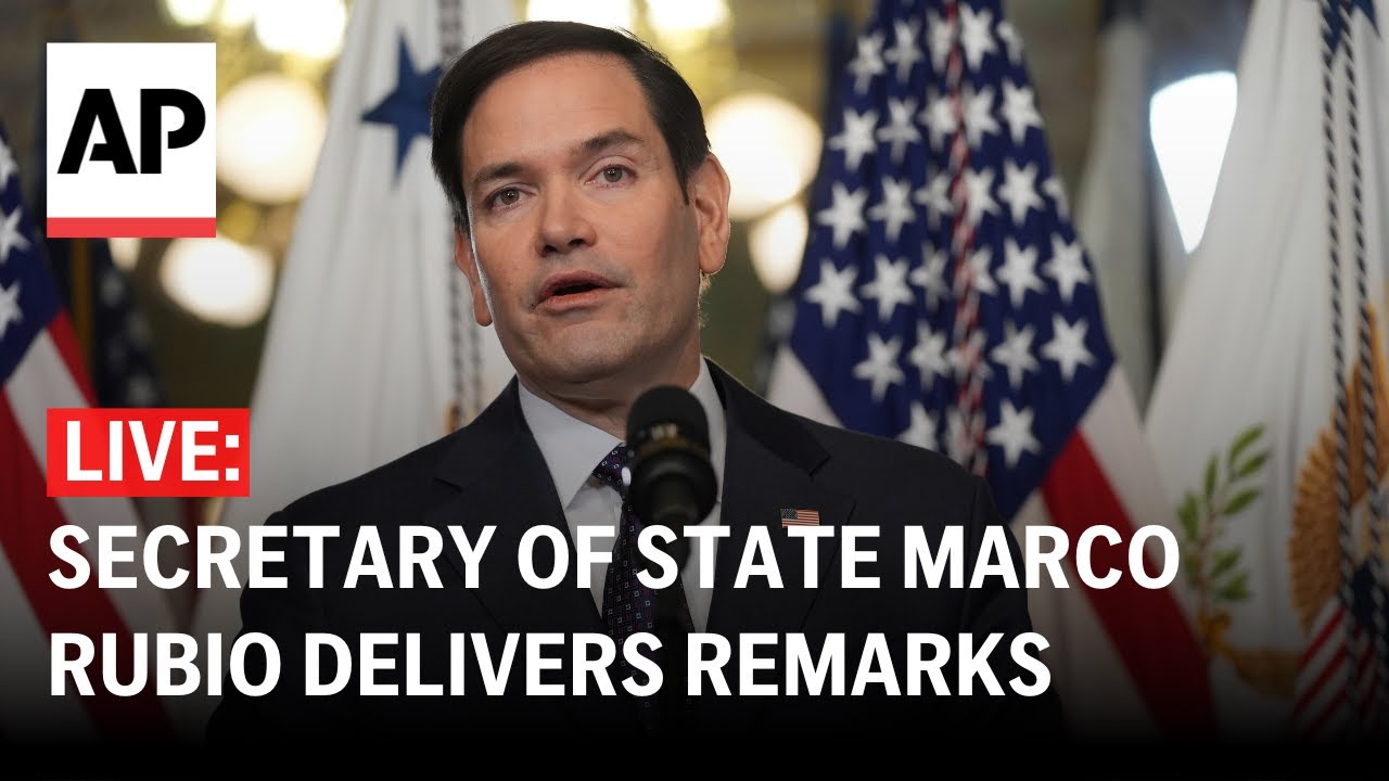 LIVE: Secretary of State Marco Rubio speaks after being sworn in