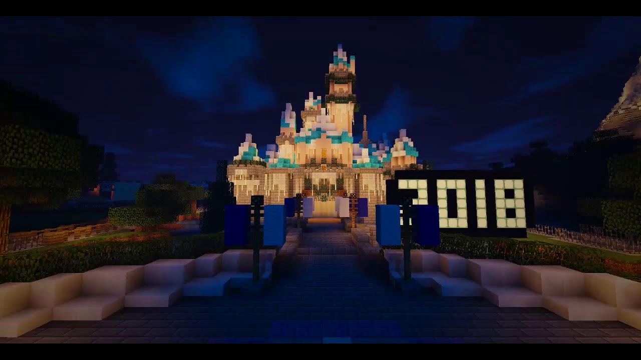 Minecraft Disneyland New Years Eve 2019!