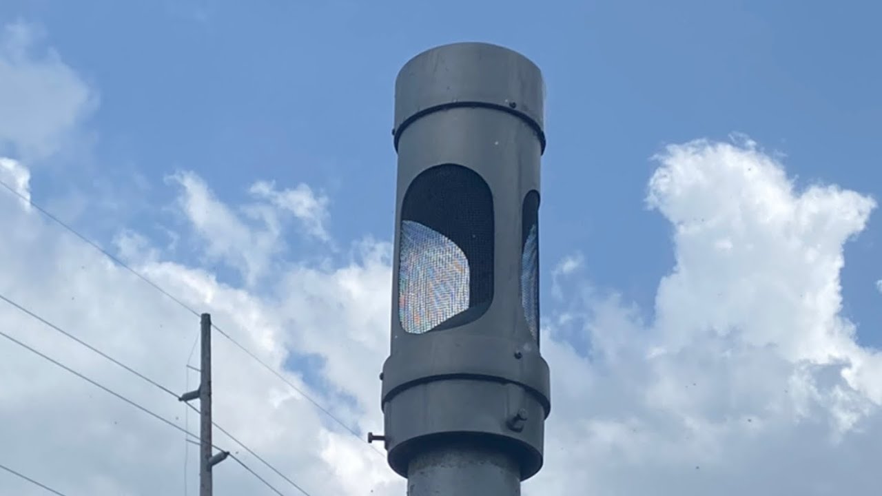 General Signals Type 2 Electronic Bell HQ Audio + Slideshow [USA Railroad Crossing Bell]