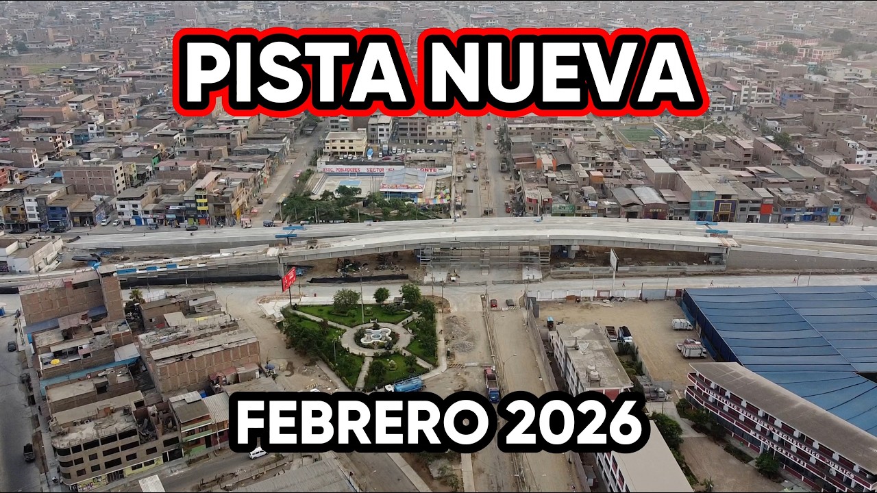🚧 PISTA NUEVA AVANZA | Vía Rápida Juan Pablo II – Febrero 2026