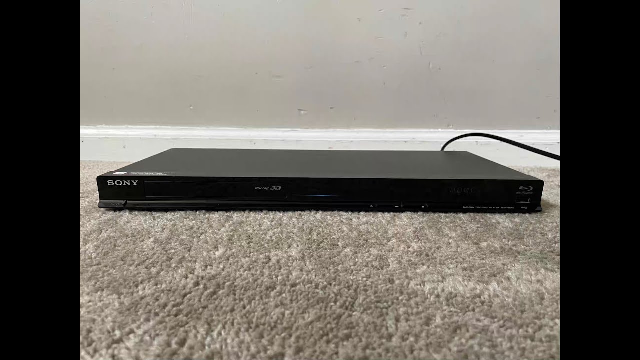 Sony BDP-S580 Single Blu-Ray DVD Compact Disc CD Player