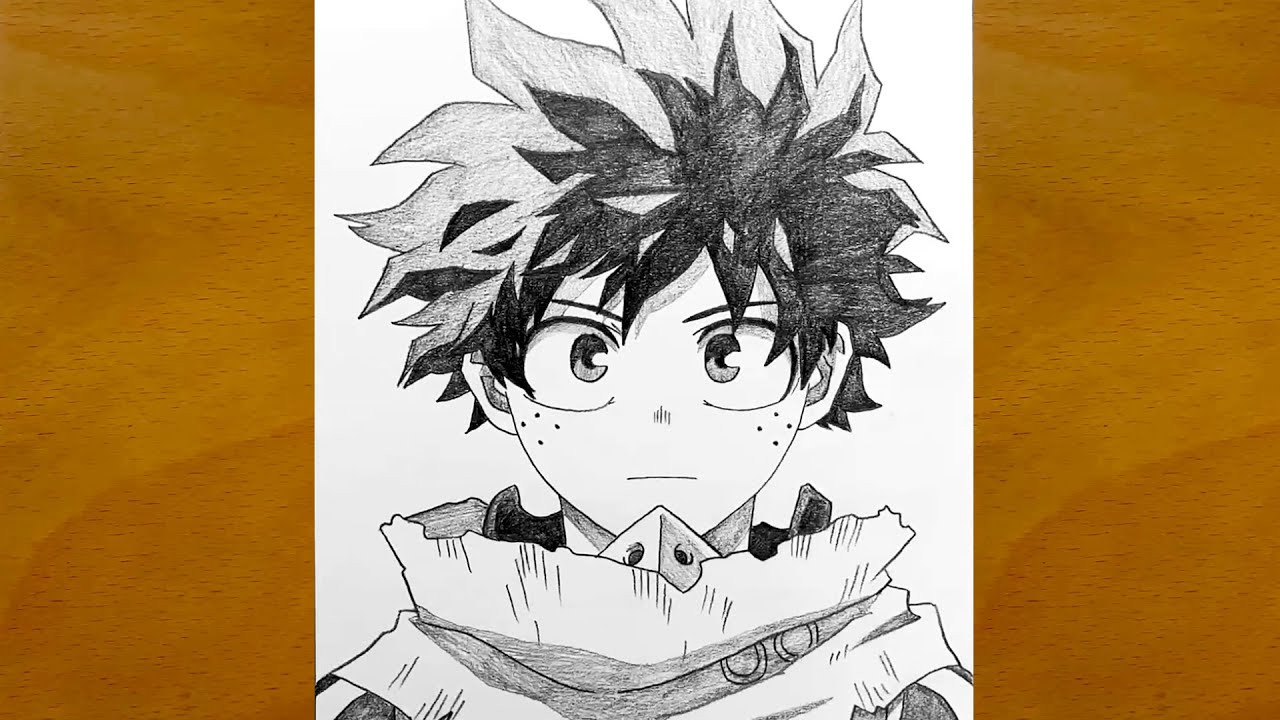 Deku Pencil Drawing || My Hero Academia Art || How to Draw Izuku Midoriya