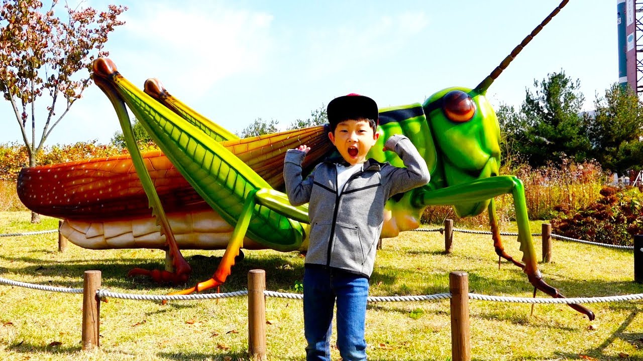 динозавры, музей насекомых для детей игровая площадка Dinosaurs, Insect Museum for Kids