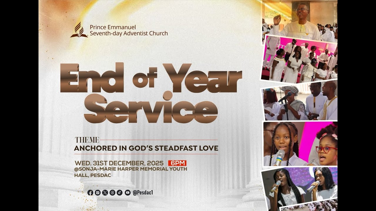 PESDAC LIVE END OF YEAR SERVICE || 31 12 2025
