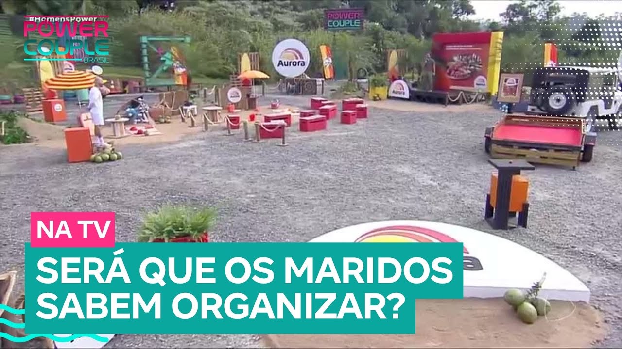 Maridos precisam provar que são bons na organização na Prova dos Homens | Power Couple