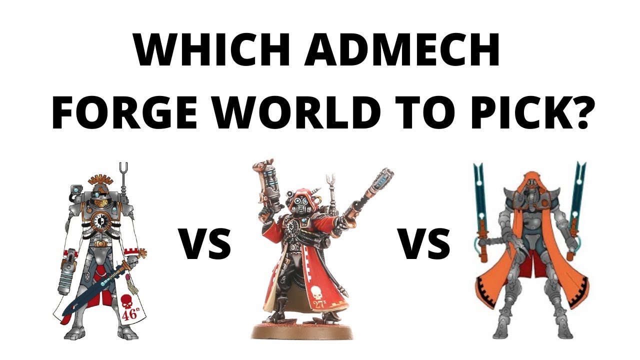 Which Admech Forge World to Pick in Warhammer 40K? Choosing Adeptus Mechanicus  Factions...
