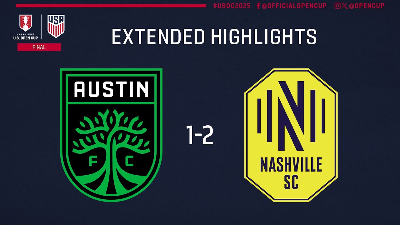 Condensed Game: Austin FC vs Nashville SC in Lamar Hunt U.S. Open Cup Final