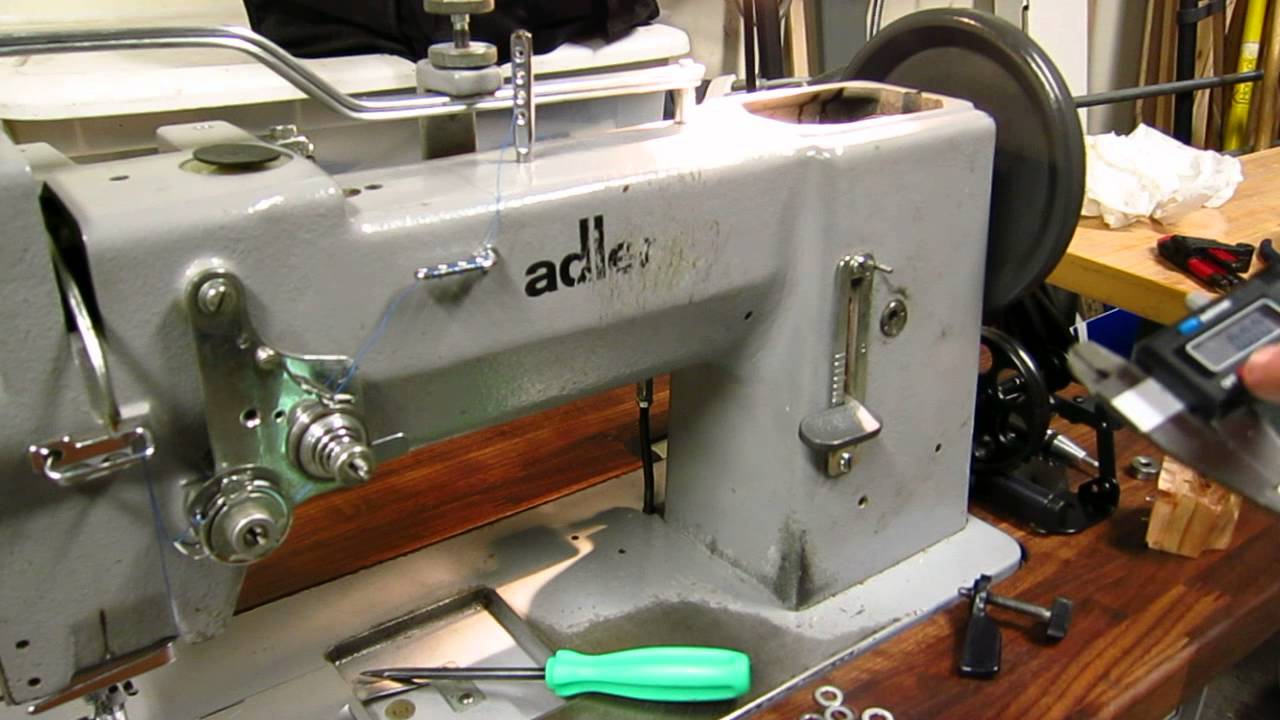 Регулировка длины стежка вперед и назад на машине Adler 167