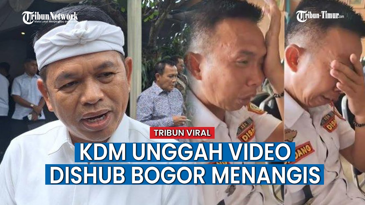 Video Kabid Dishub Bogor Menangis Beredar, usai Viral Potong Uang Kompensasi Sopir Angkot