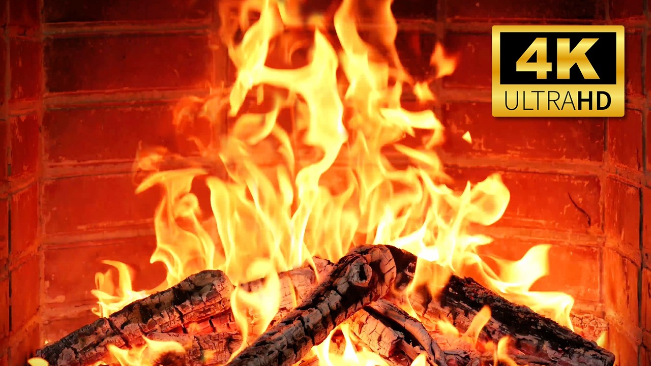 🔥 Homely Ambience Fireplace (12 HOURS) | Tranquil Moods with Steady Burning Logs & Dream Escape