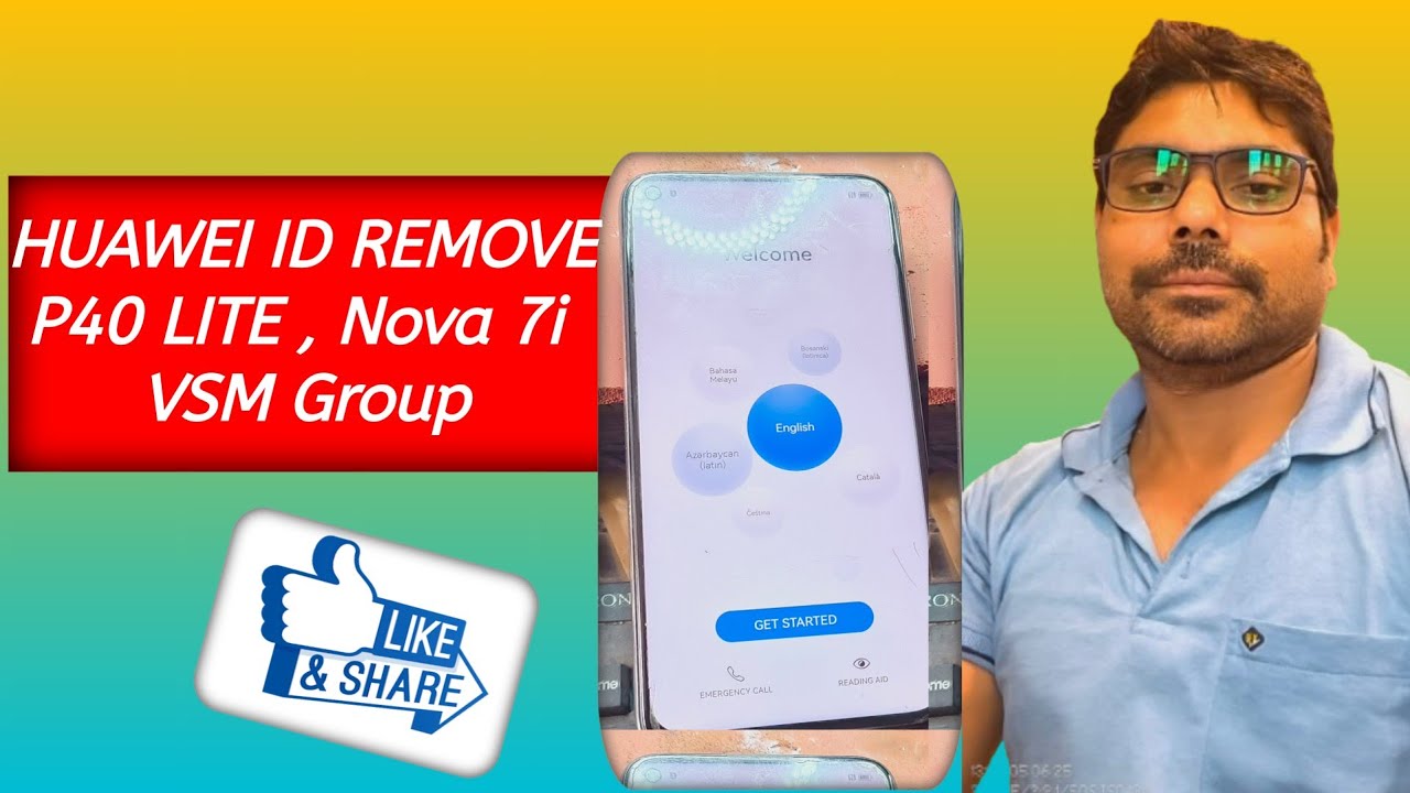 Huawai Id Frp  Remove  p40 Lite & Nova 7i & 100% working//Real video one click vsmgroup