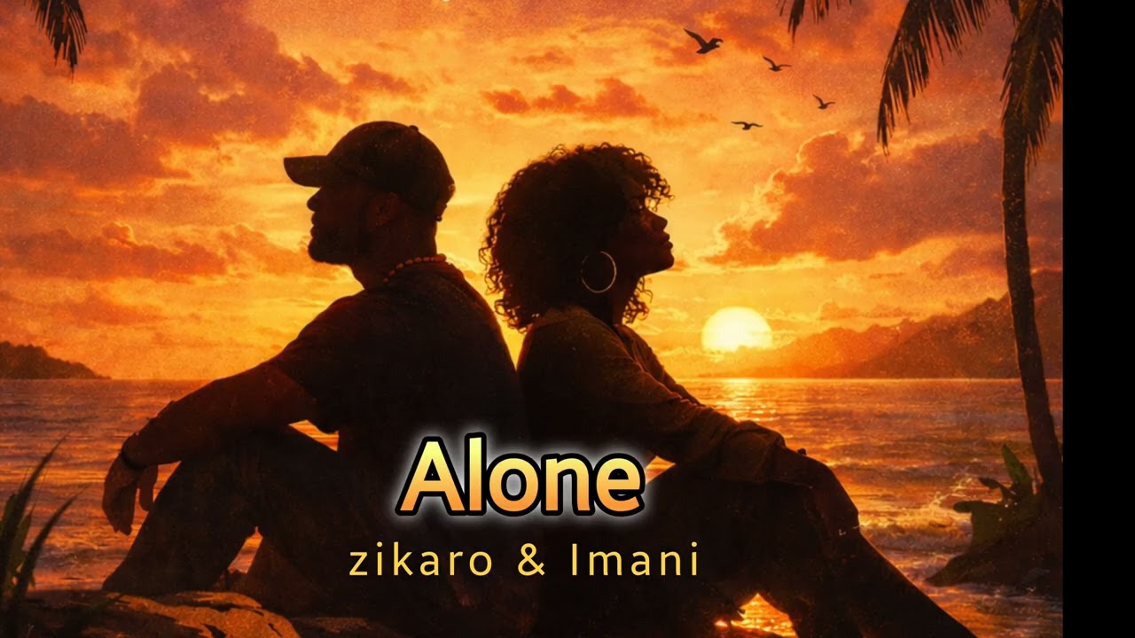 ALONE by Zikaro feat Imani is a soulful reflection on choosing solitude not out of loneliness. 