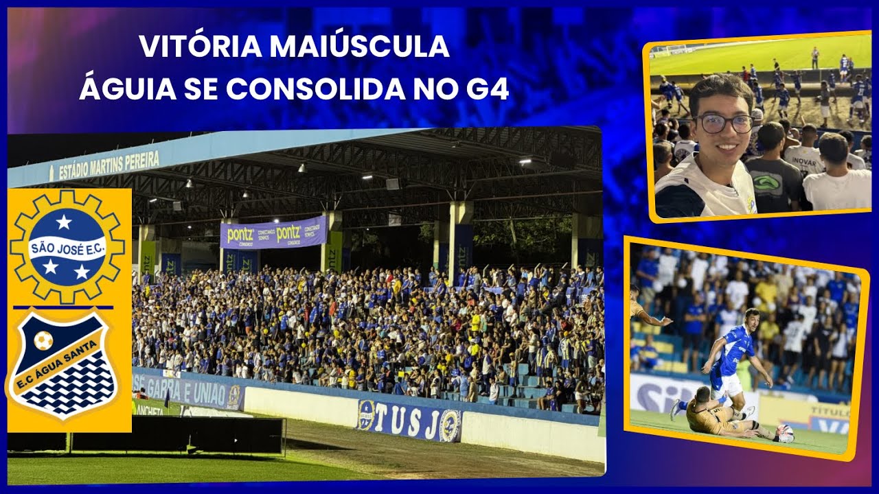 S&Atilde;O JOS&Eacute; 1x0 &Aacute;gua Santa | Algu&eacute;m iludido por a&iacute;?? (VLOG 115)