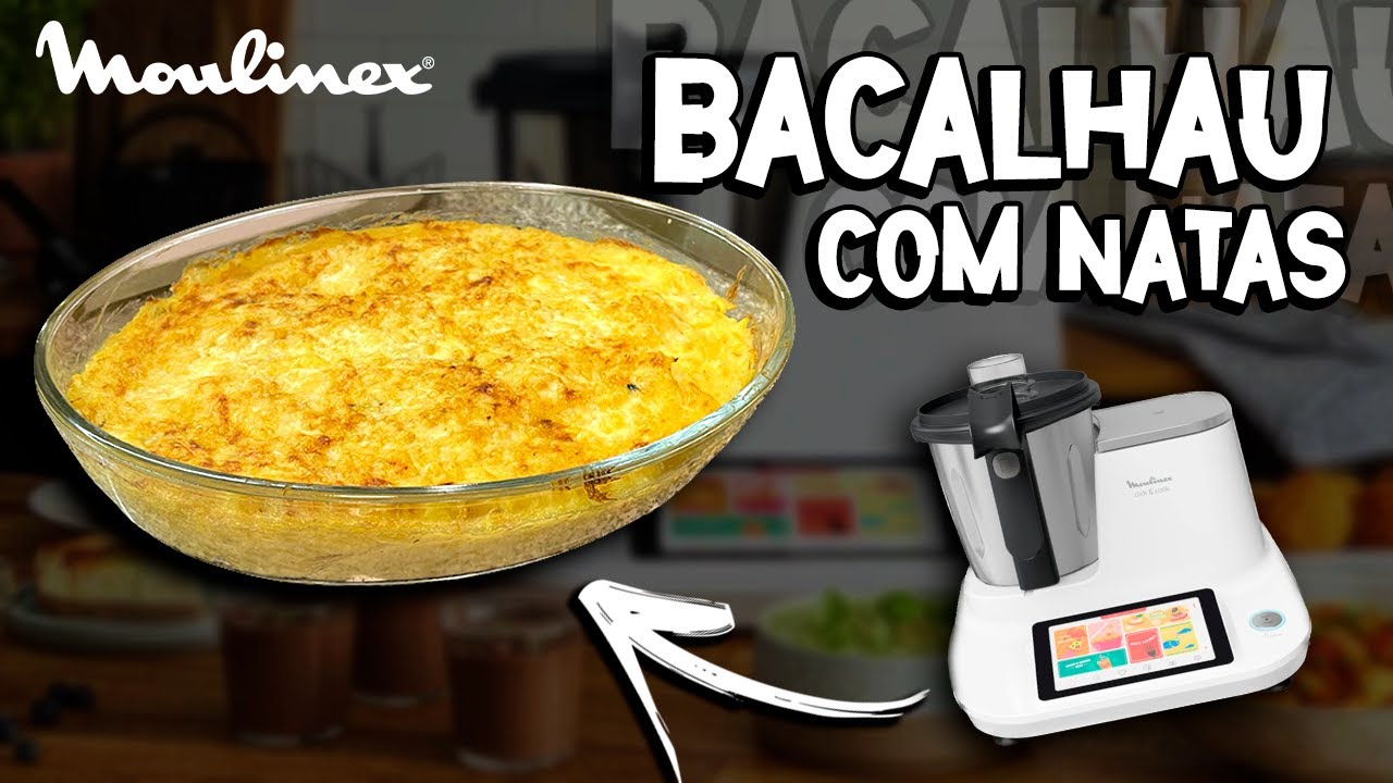 Bacalhau com Natas no robô de cozinha Moulinex Click & Cook | Receita Food it